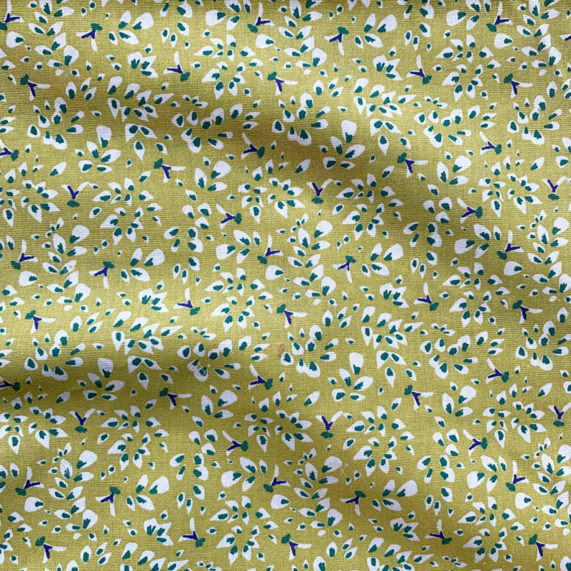 Coated  Cotton BRIELLA Chartreuse / Leaf